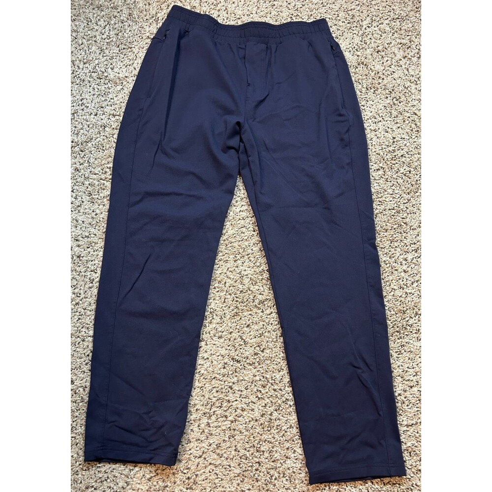 PUBLIC REC All Day EveryDay Jogger Pants 34 x 30 Stretch Comfy Zip Pockets Navy